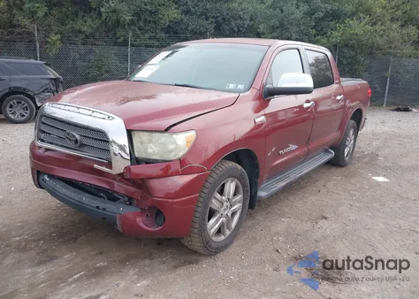 2007 Toyota Tundra Limited 5.7L V8 из США, поврежденный, VIN 5TBDV58117S489361